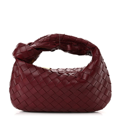 Bottega Veneta Nappa Intrecciato Mini Jodie Burgundy 1 of 9