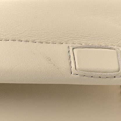 Jacquemus Smooth Calfskin La Petite Pochette Rond Carre Light Ivory 10 of 11