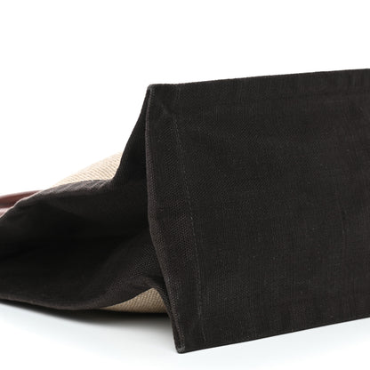 Saint Laurent Linen Calfskin Rive Gauche Tote Natural 6 of 13