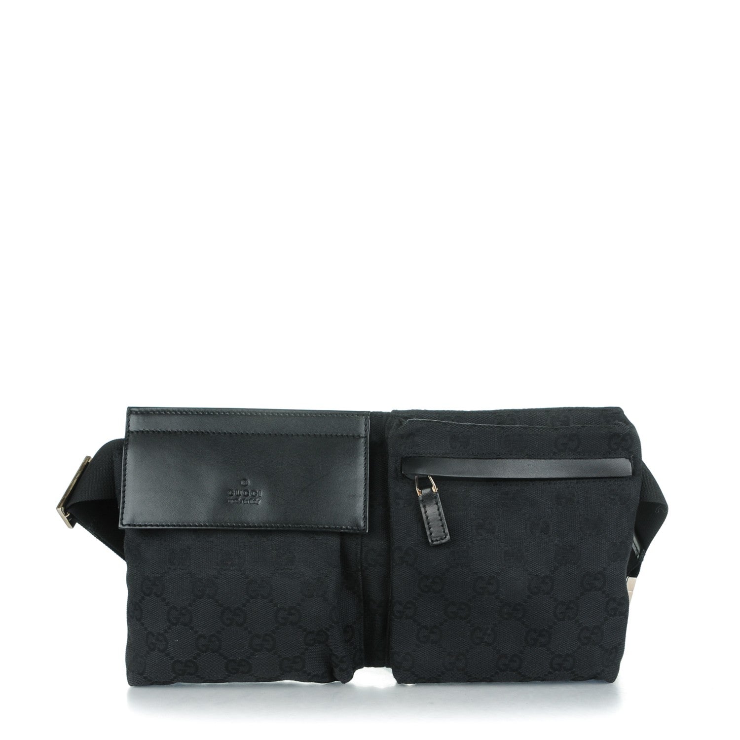 Gucci Monogram Belt Bag Black 1 of 7
