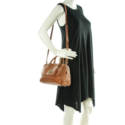 Mulberry Natural Leather Small Del Rey Satchel Deer Brown 2 of 9