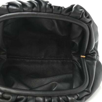 Bottega Veneta Smooth Butter Calf The Pouch Oversized Clutch Black 5 of 9