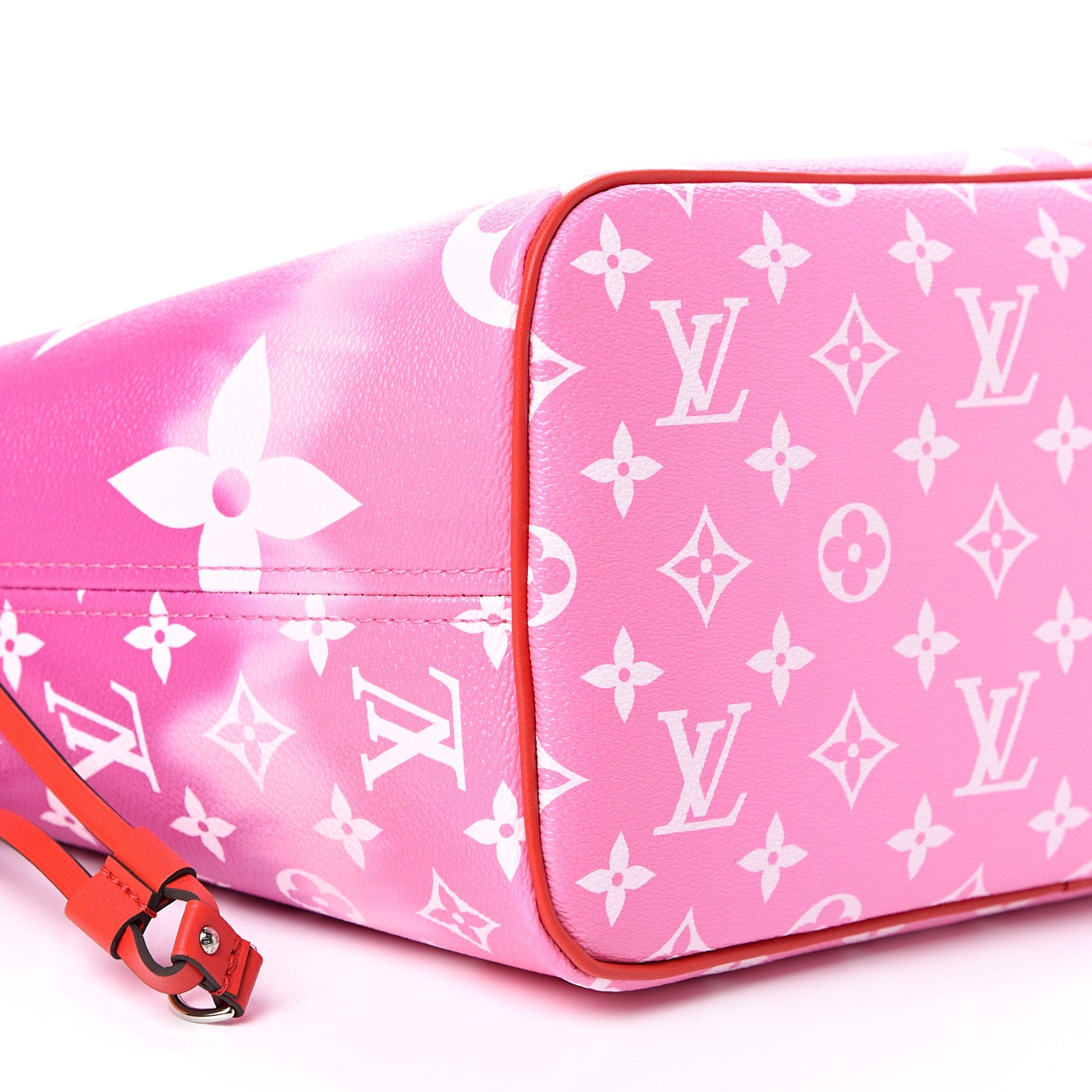 Louis Vuitton Monogram Escale Neverfull MM Rouge 8 of 10