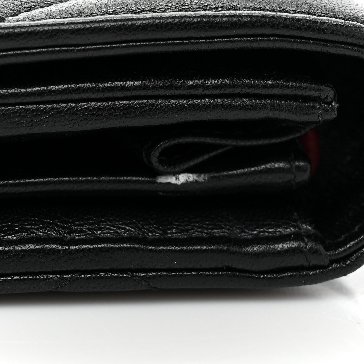 Lambskin Quilted Chanel 19 Flap Wallet Black