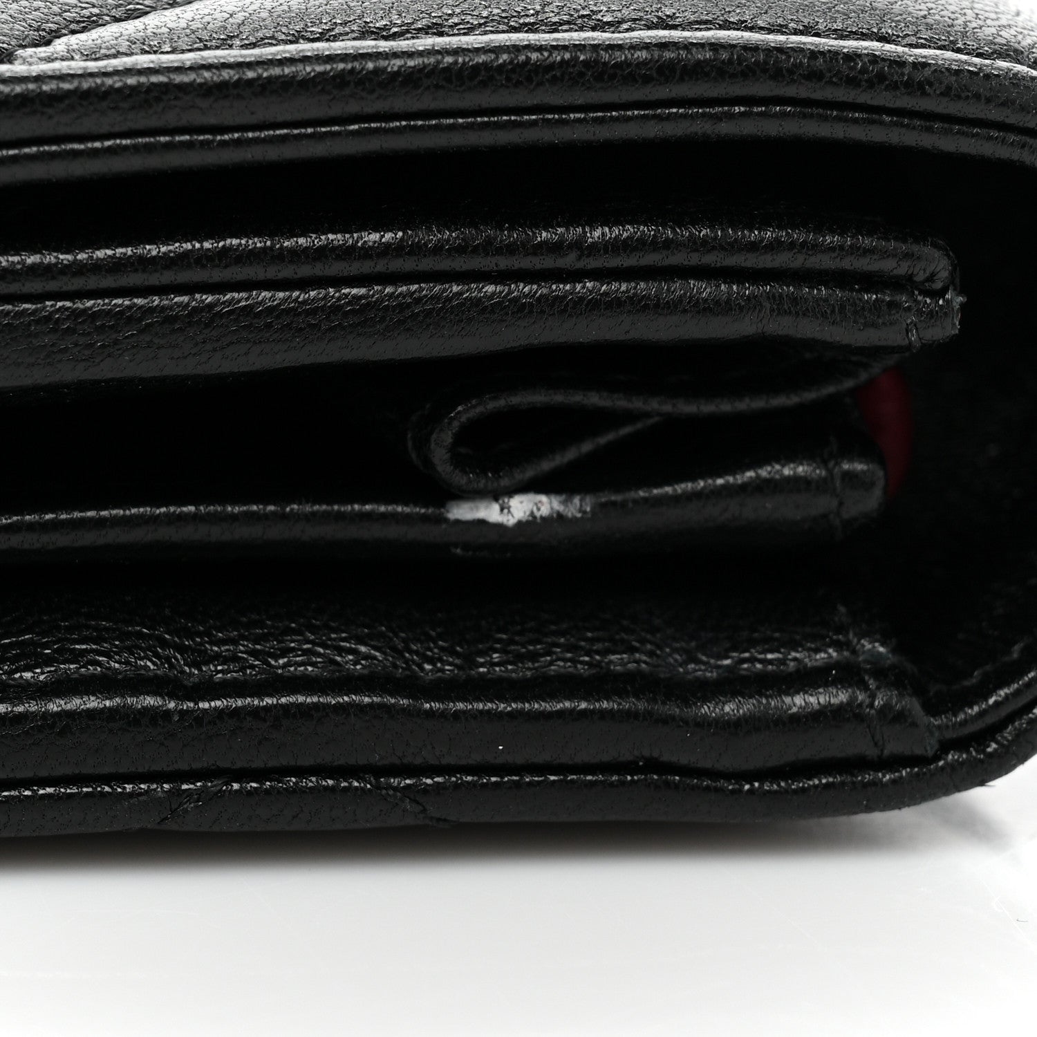 Chanel Lambskin Quilted Chanel 19 Flap Wallet Black 12 of 15