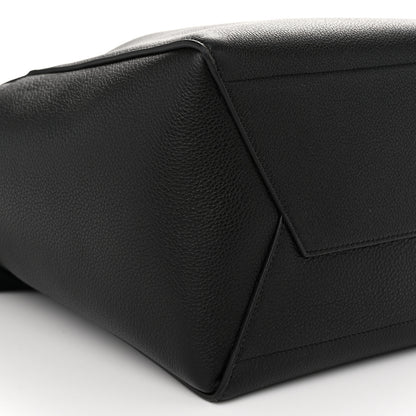 Celine Soft Grained Calfskin Sangle Bucket Bag Black 8 of 9