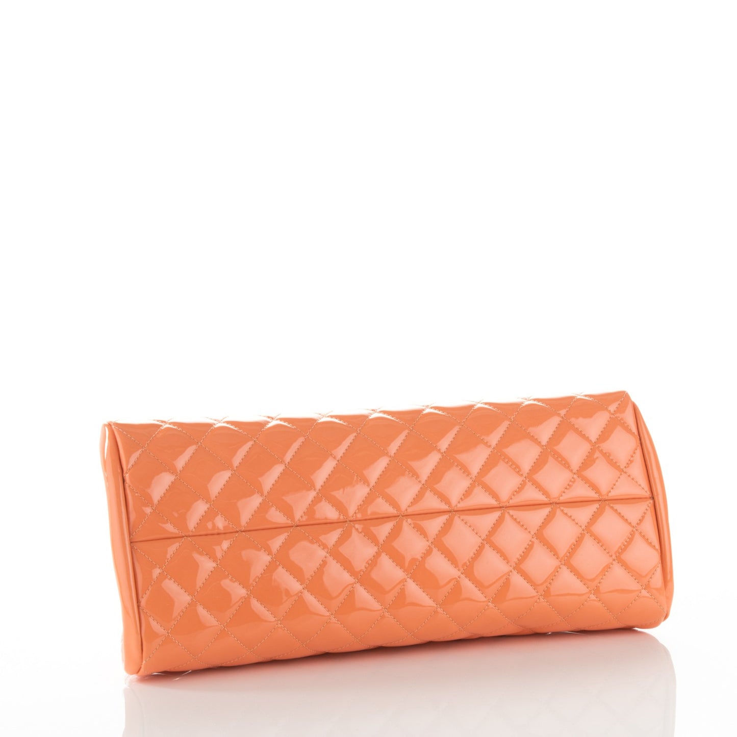 Patent Quilted Medium Just Mademoiselle Light Orange