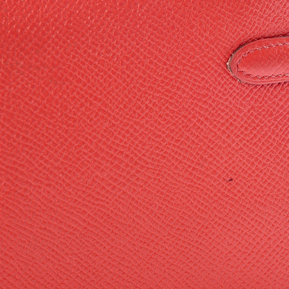 Hermes Epsom Kelly Longue Wallet Rose Jaipur 7 of 27