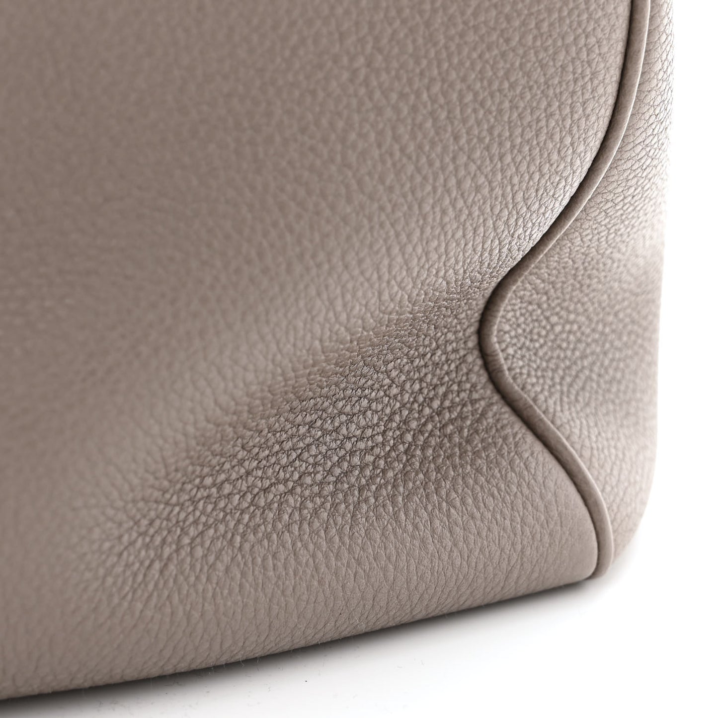 Supple Grained Calfskin Large Soft 16 Bag Pebble