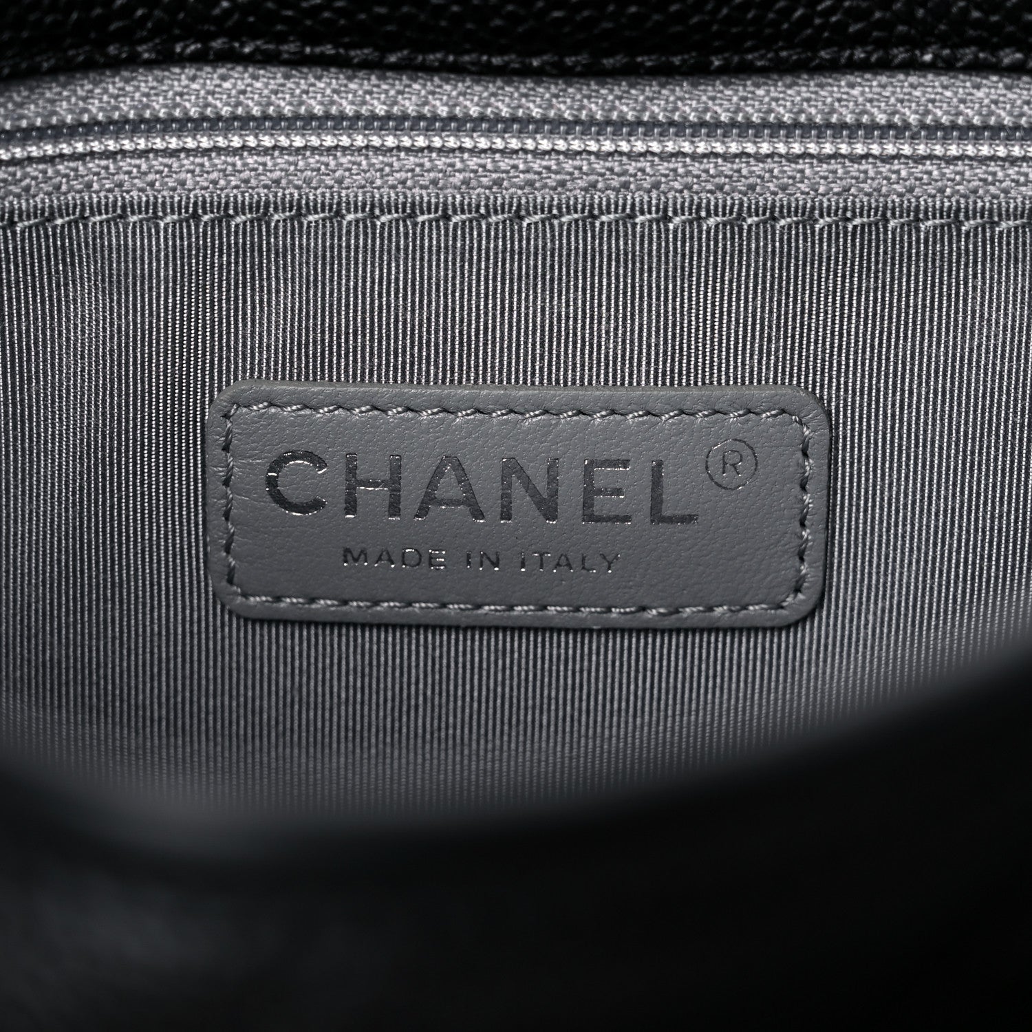 Chanel Caviar Quilted Large French Riviera Flap Black 6 of 12