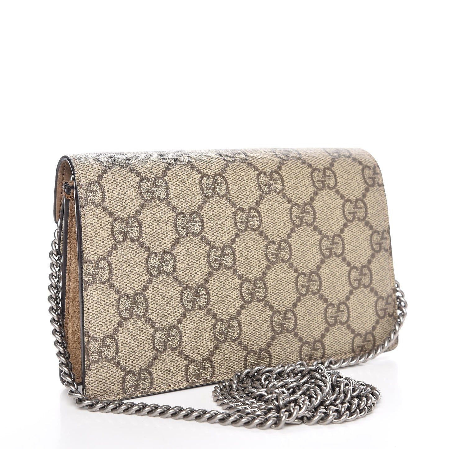 GG Supreme Monogram Super Mini Dionysus Shoulder Bag Taupe