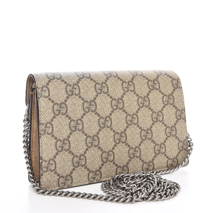 Gucci GG Supreme Monogram Super Mini Dionysus Shoulder Bag Taupe 3 of 10