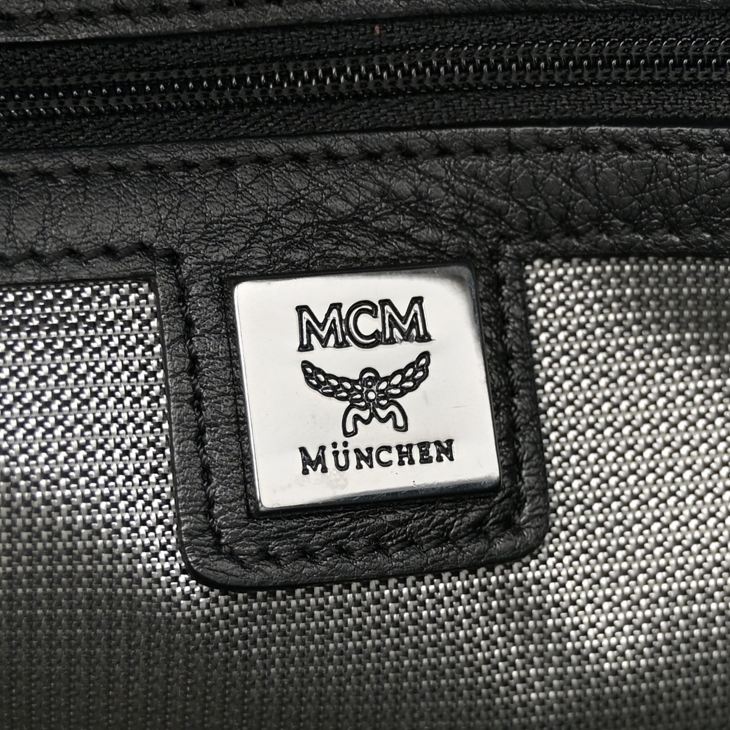 MCM Visetos Medium Side Studs Stark Backpack Black 6 of 10