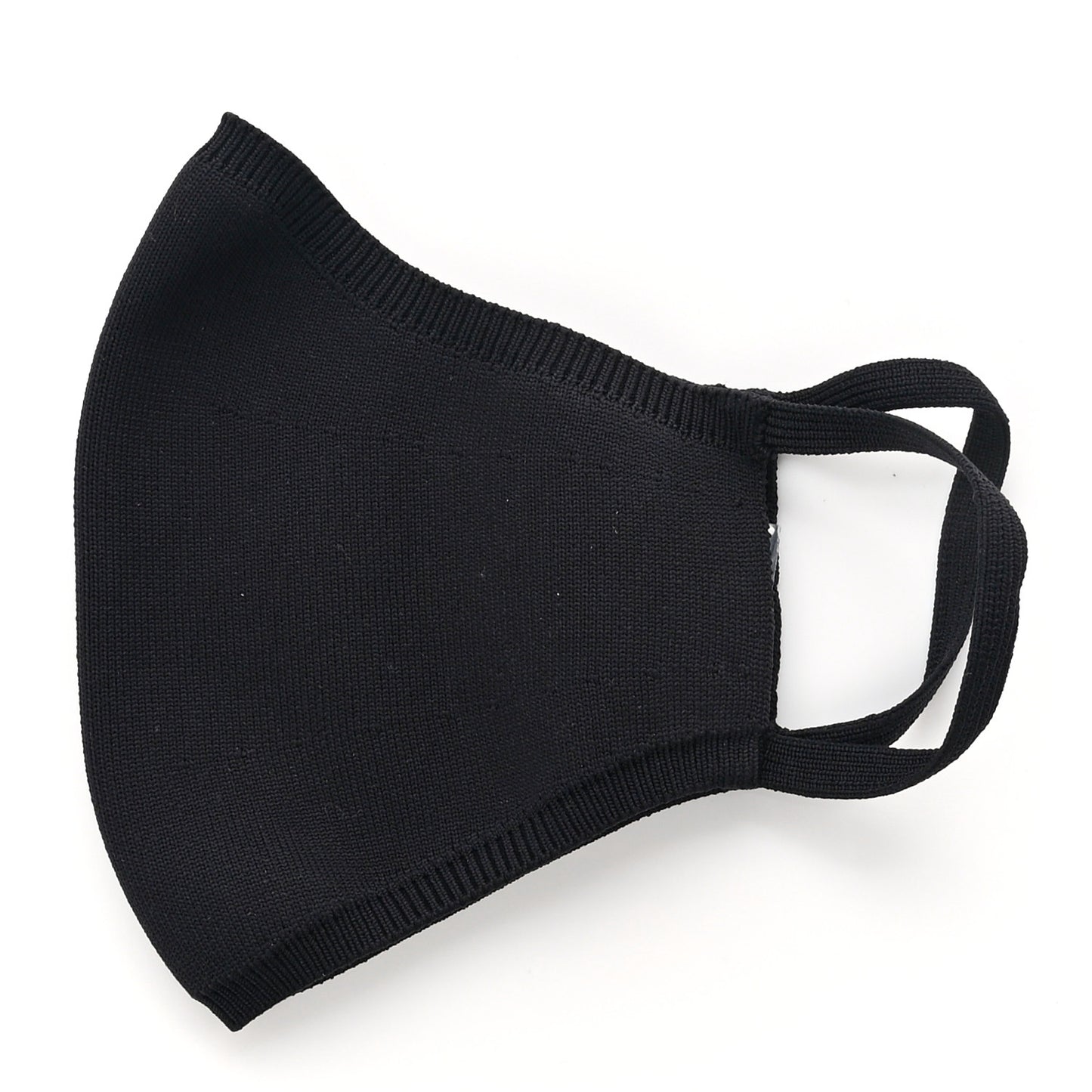 LV Initials Knit Face Mask Black