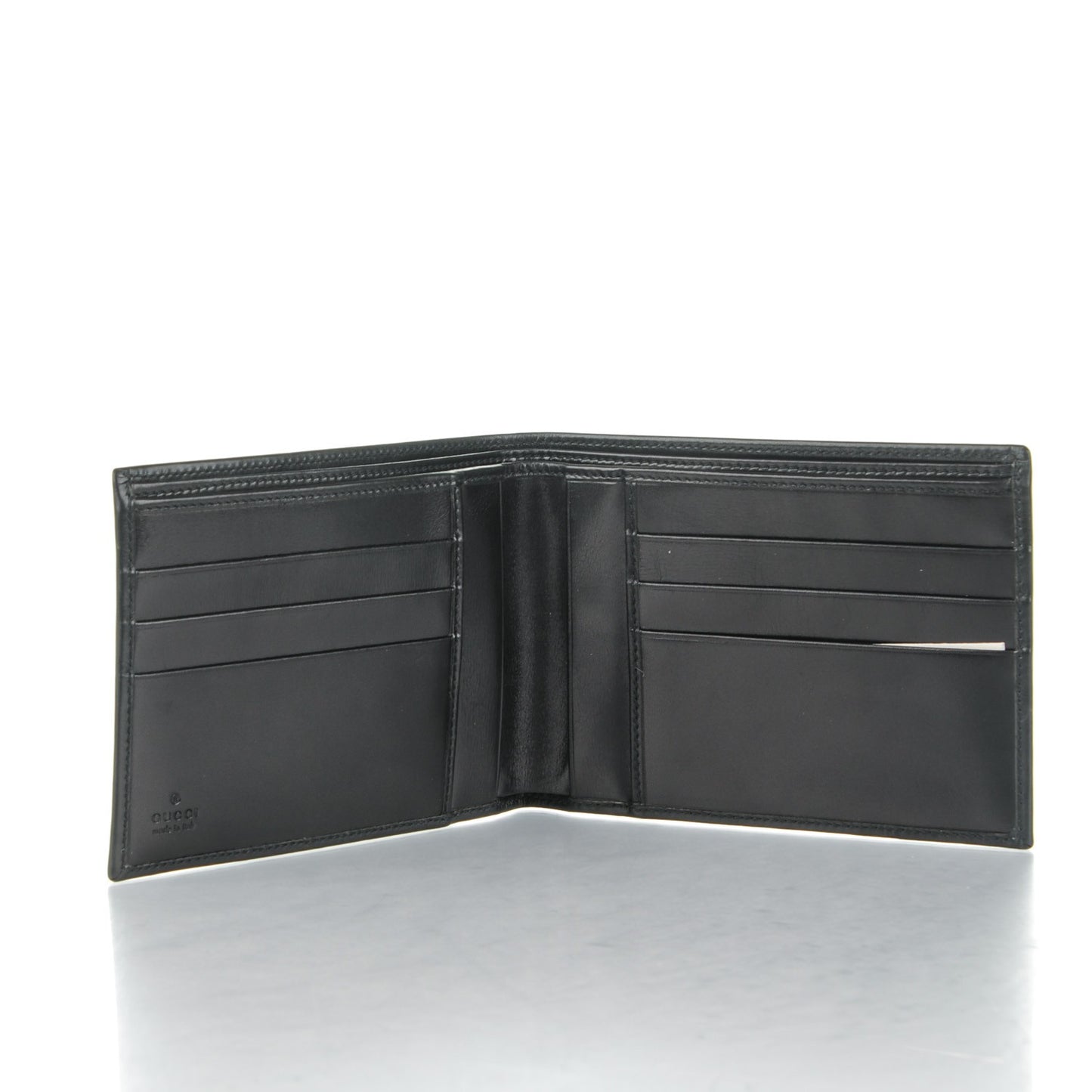 Calfskin Bi-Fold Wallet Black