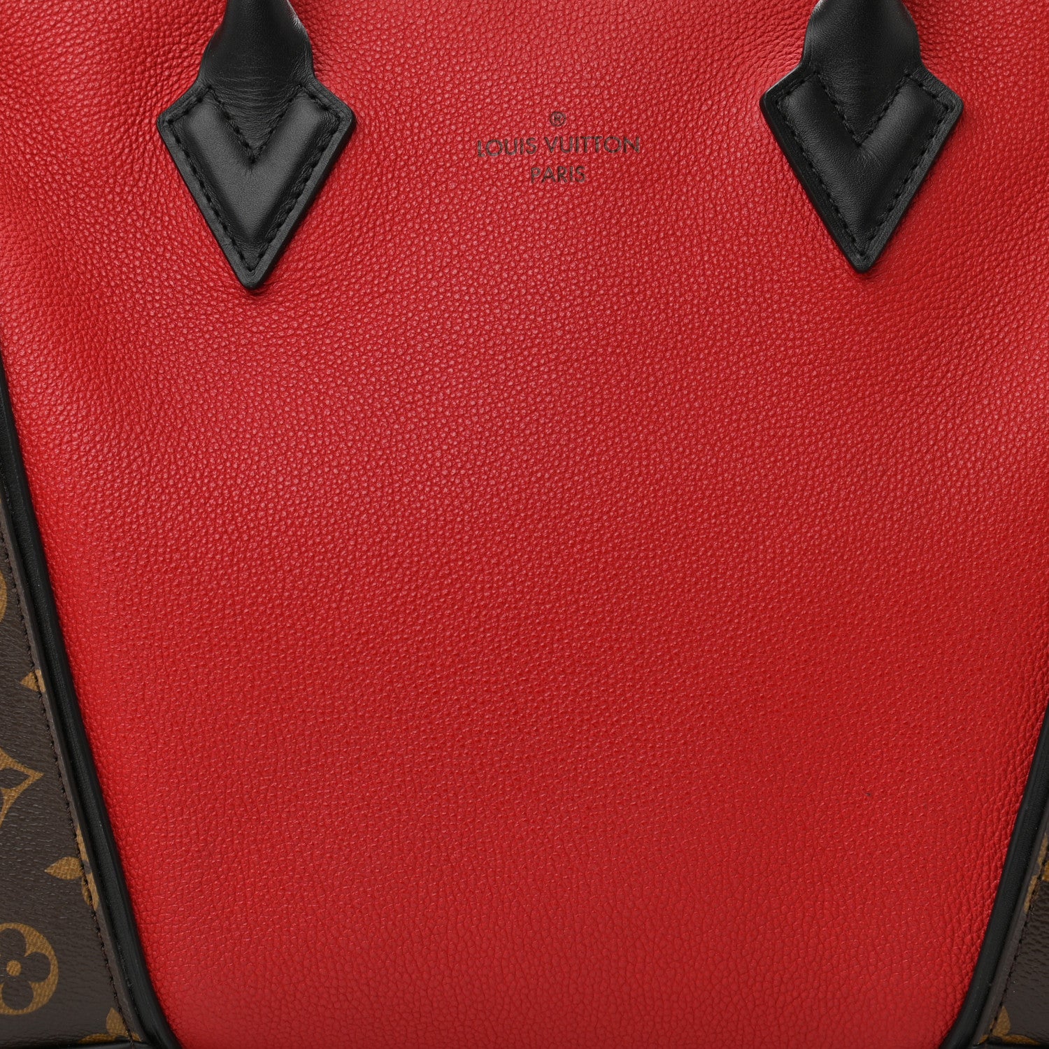 Louis Vuitton Monogram Cuir Orfevre Tote W PM Cherry 8 of 10