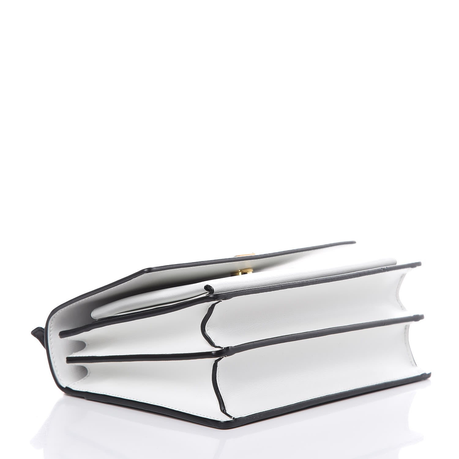 Saint Laurent Calfskin Bi-Color Medium Monogram Sunset Black Pearl White 4 of 9