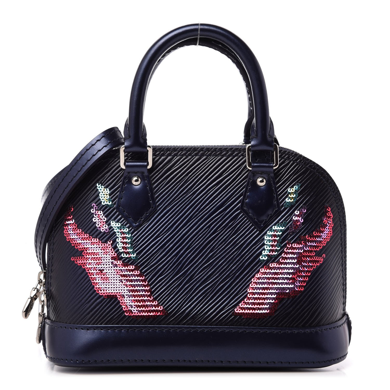 Louis Vuitton Epi Sequins Flame Alma Nano Blue Nuit 1 of 8