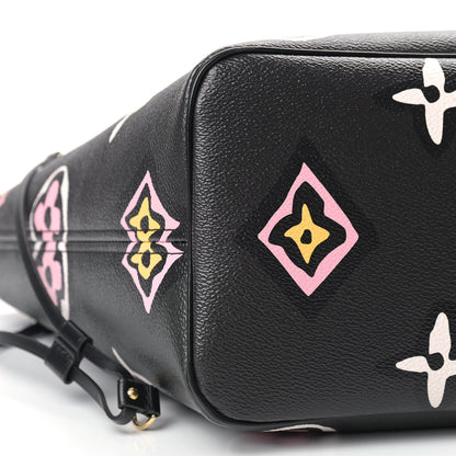 Louis Vuitton Monogram Giant Wild At Heart Neverfull MM Black 7 of 8