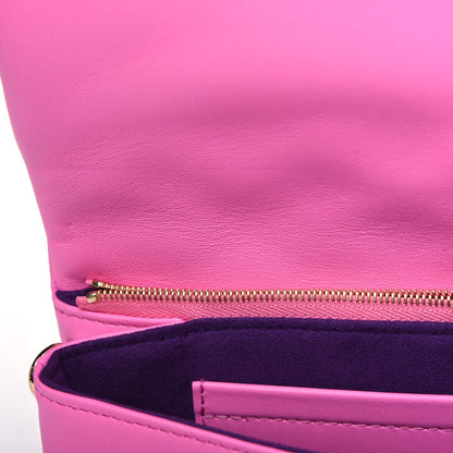 Louis Vuitton Lambskin Embossed Monogram Vuittamins Pochette Coussin Rose Violet 8 of 11