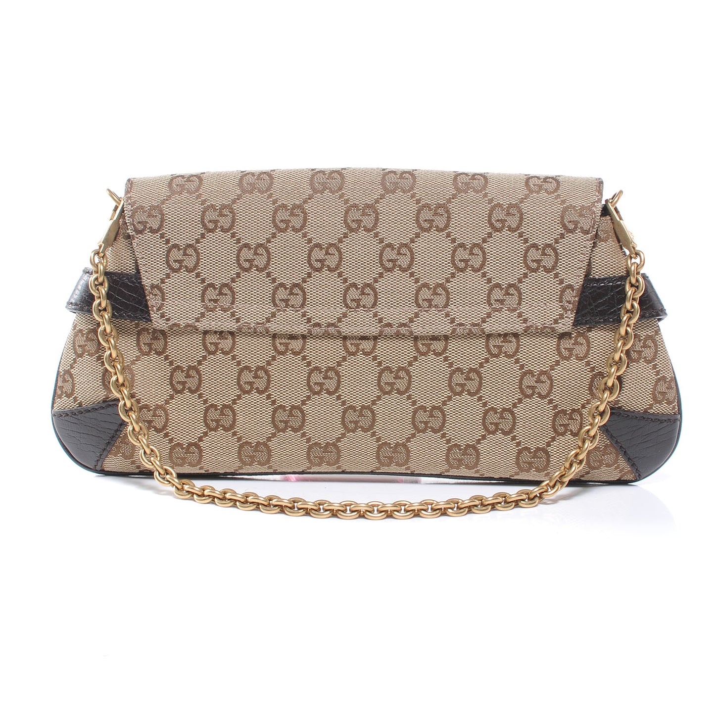 Monogram Horsebit Clutch Ebony