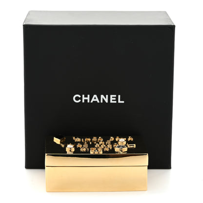 Chanel Metal Aimer Pour Vivre Jewelry Box Gold 8 of 8
