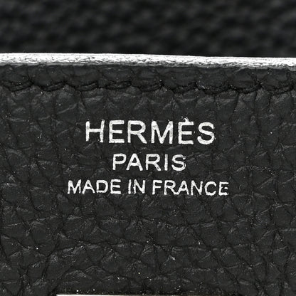 Hermes Togo Birkin 25 Black 6 of 11