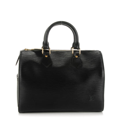 Louis Vuitton Epi Speedy 25 Black 1 of 7