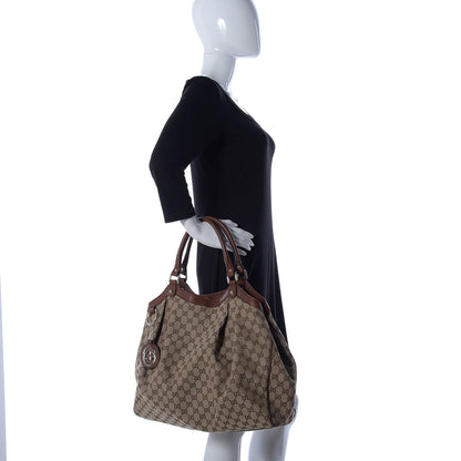 Gucci Monogram Large Sukey Tote Brown 2 of 9