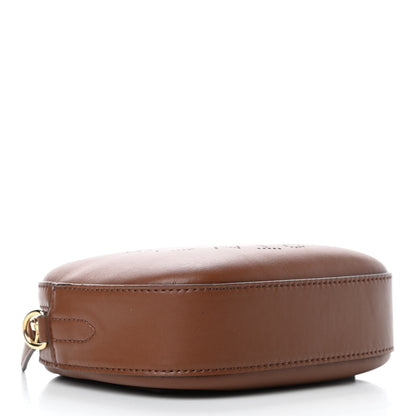 Stella McCartney Eco Alter Nappa Perforated Logo Convertible Belt Bag Marrone 3 of 4