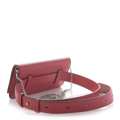 Christian Louboutin Calfskin Boudoir Chain Belt Bag Red 4 of 10