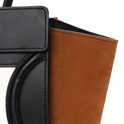 Celine Baby Grained Calfskin Nubuck Tri-Color Micro Luggage Iceberg 23 of 26