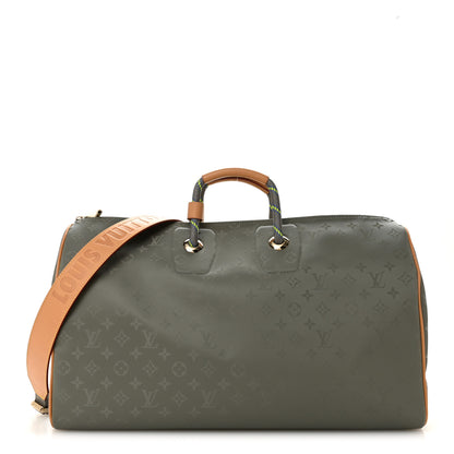 Louis Vuitton Monogram Titanium Keepall Bandouliere 50 1 of 9