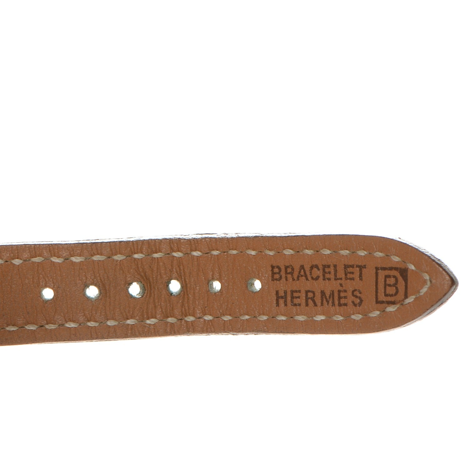 Hermes Stainless Steel Courchevel 20mm Kelly Cadena Quartz Watch Gold 4 of 7