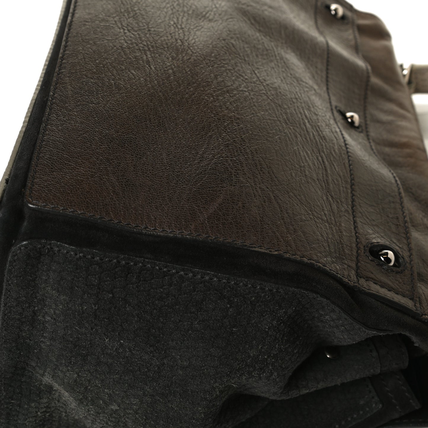 Calfskin Lizard Embossed Medium Muse Two Brown