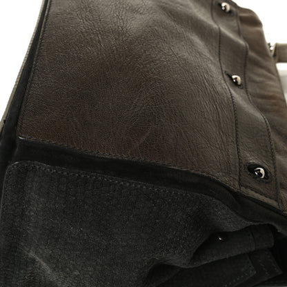 Saint Laurent Calfskin Lizard Embossed Medium Muse Two Brown 31 of 36