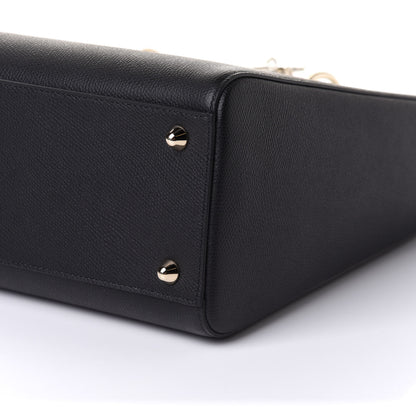 Christian Dior Grained Calfskin Large Lady Dior Black 11 of 11