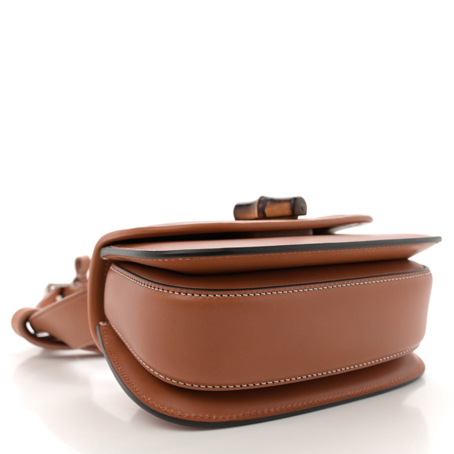 Gucci Calfskin Bamboo Mini 1947 Belt Bag 75 30 Brown 4 of 10