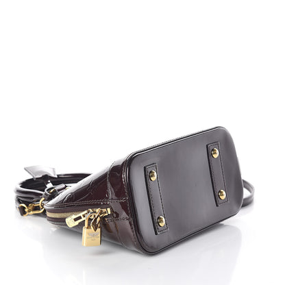 Louis Vuitton Vernis Alma BB Amarante 4 of 8
