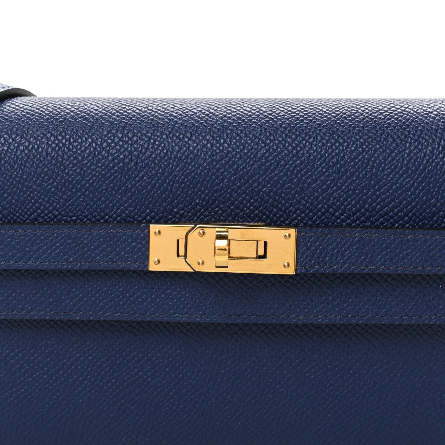 Hermes Epsom Kelly Wallet To Go Bleu Saphir 7 of 10