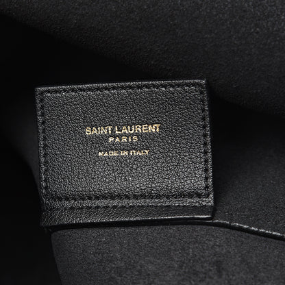 Saint Laurent Calfskin Large Shopping Tote Black 5 of 13