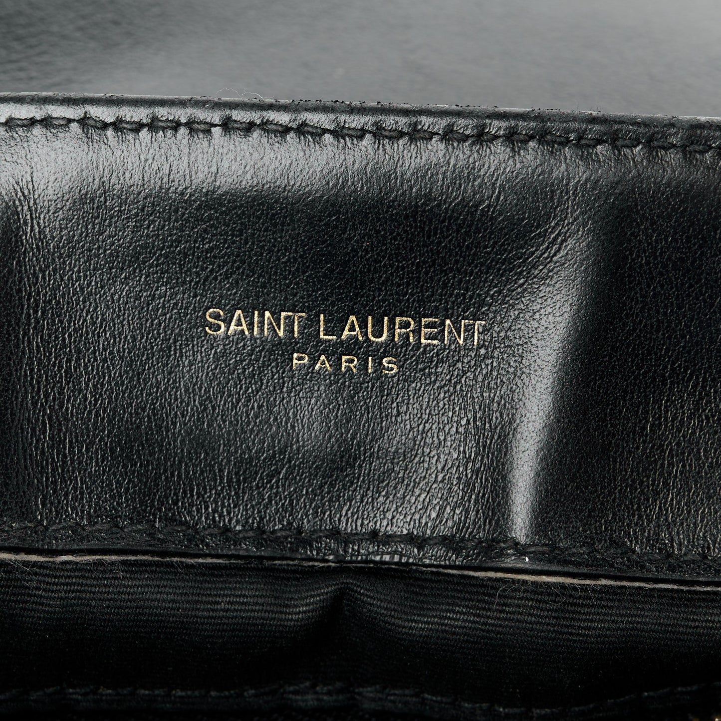 Calfskin Y Quilted Monogram Medium Loulou Chain Satchel Black