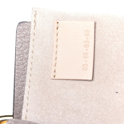 Chloe Grained Lambskin Mini Drew Shoulder Bag Motty Grey 9 of 11