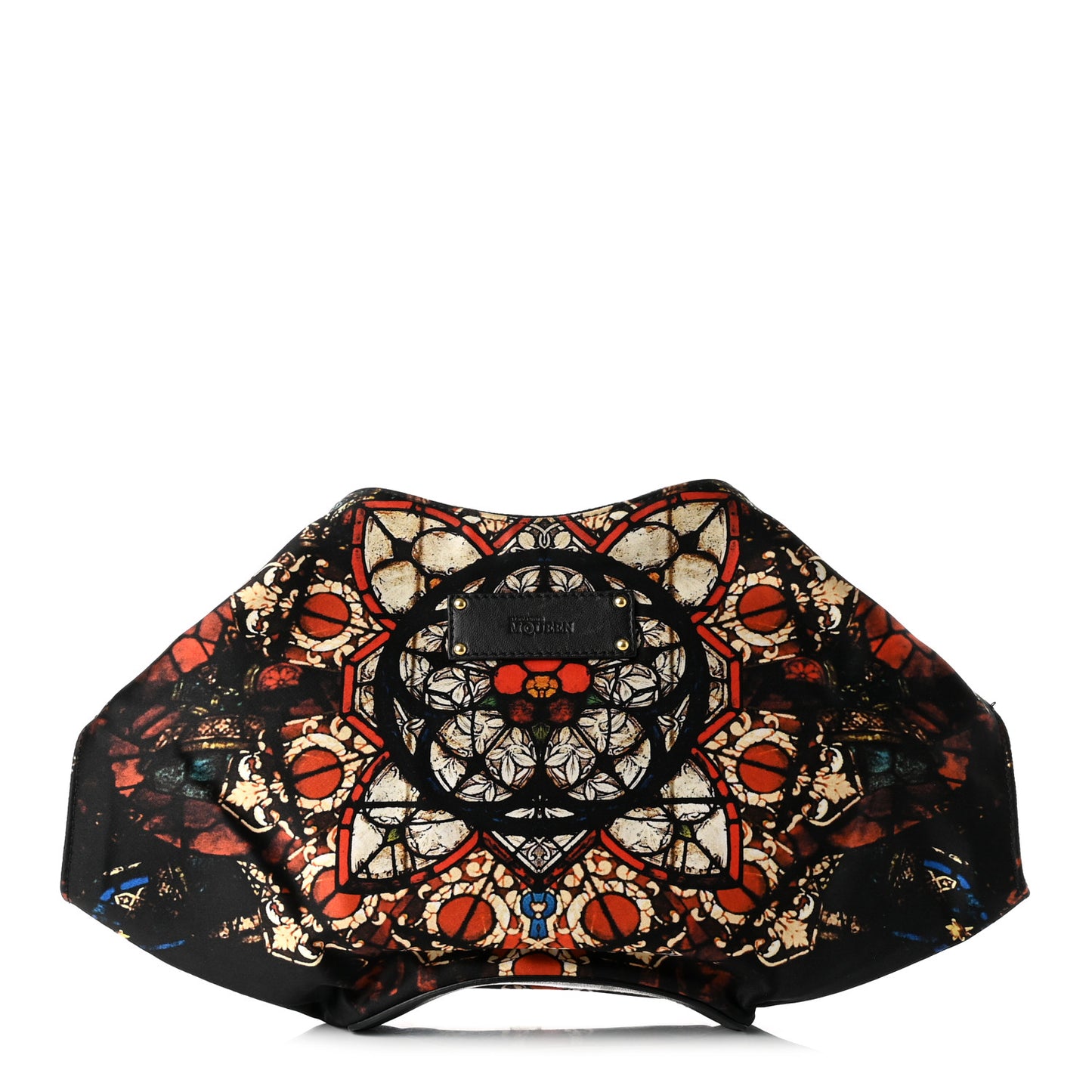 Silk Stained Glass De Manta Clutch Black