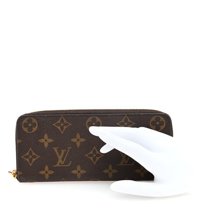 Louis Vuitton Monogram Clemence Wallet Rose Ballerine 2 of 6