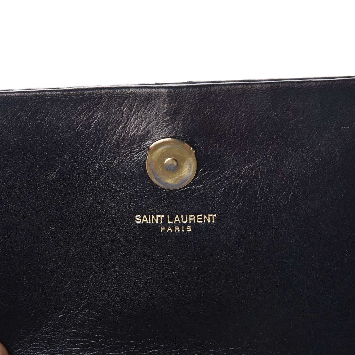 Saint Laurent Suede Small Classic Monogram Kate Tassel Satchel Black 9 of 9