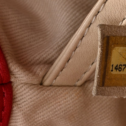 Chanel Calfskin Quilted Large In the Business Tote Red 7 of 10