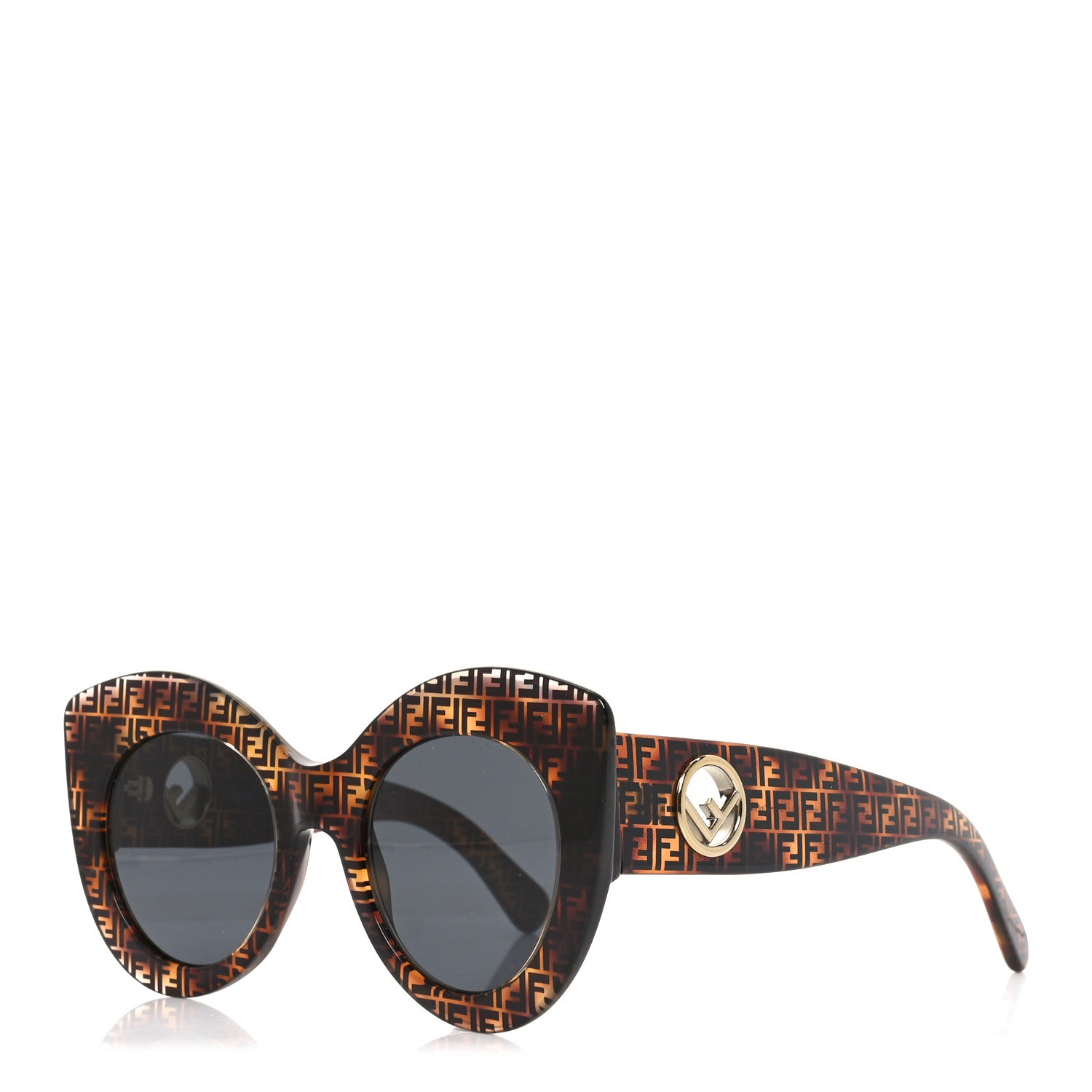 Fendi F is Fendi Cat Eye Sunglasses FF 0306/S Havana 1 of 7