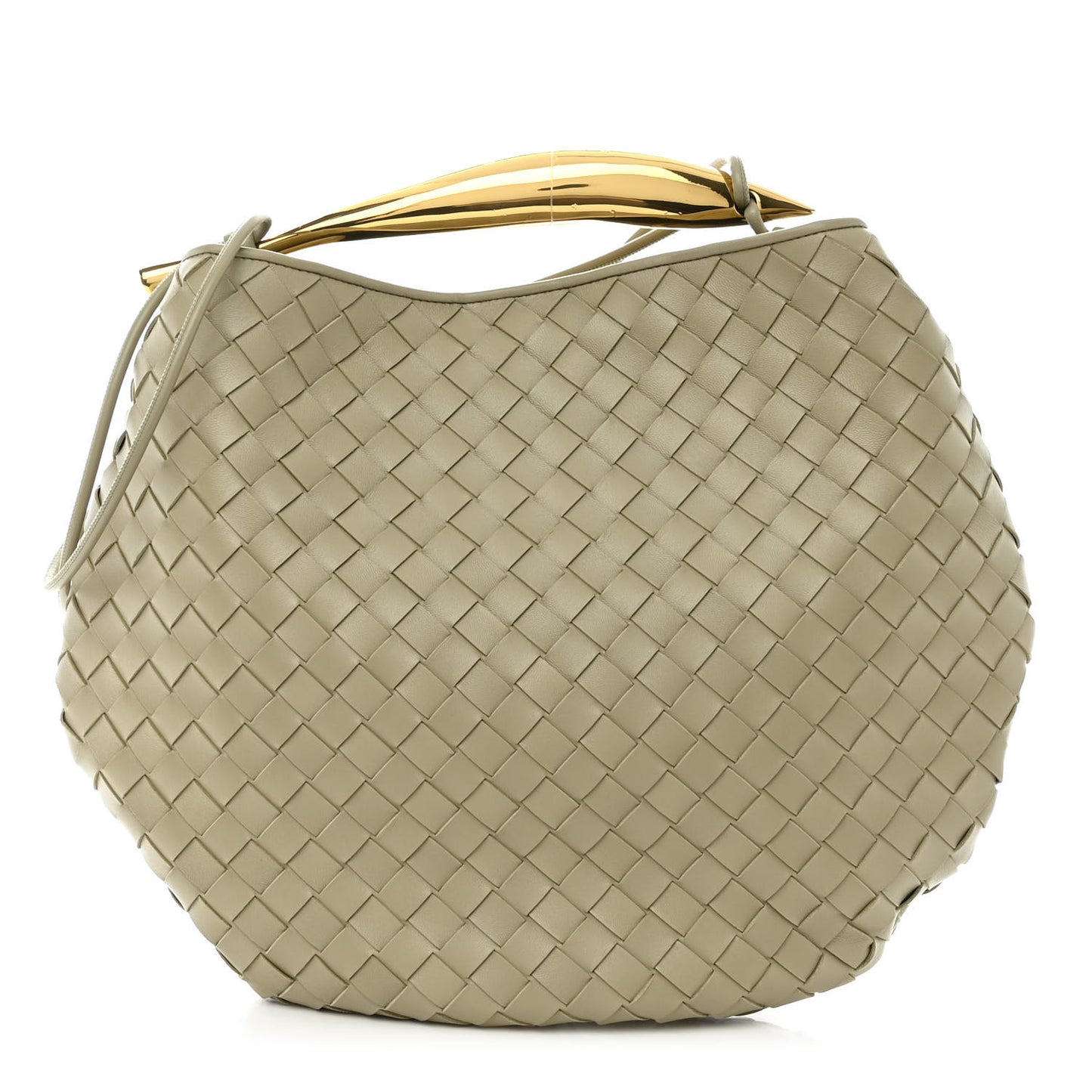 Nappa Intrecciato Medium Sardine Bag Travertine