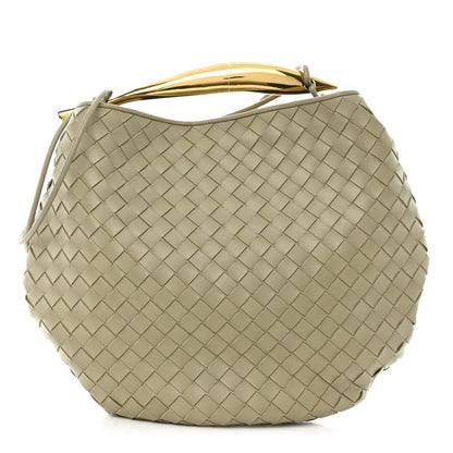 Bottega Veneta Nappa Intrecciato Medium Sardine Bag Travertine 3 of 11